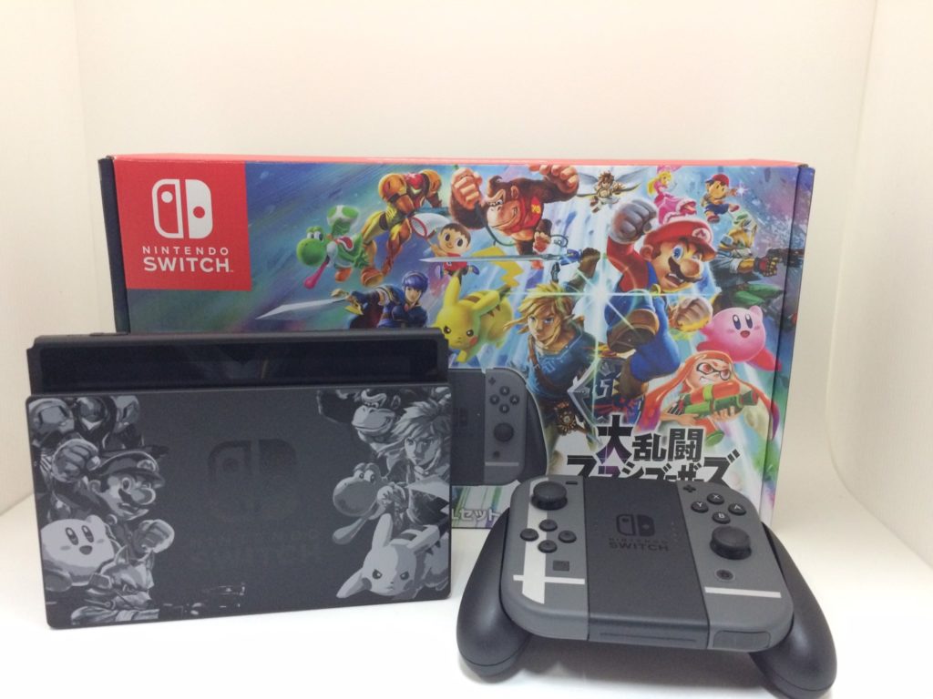 【完品・液晶美品】Nintendo Switch 本体 大乱闘 スマブラ 任天堂