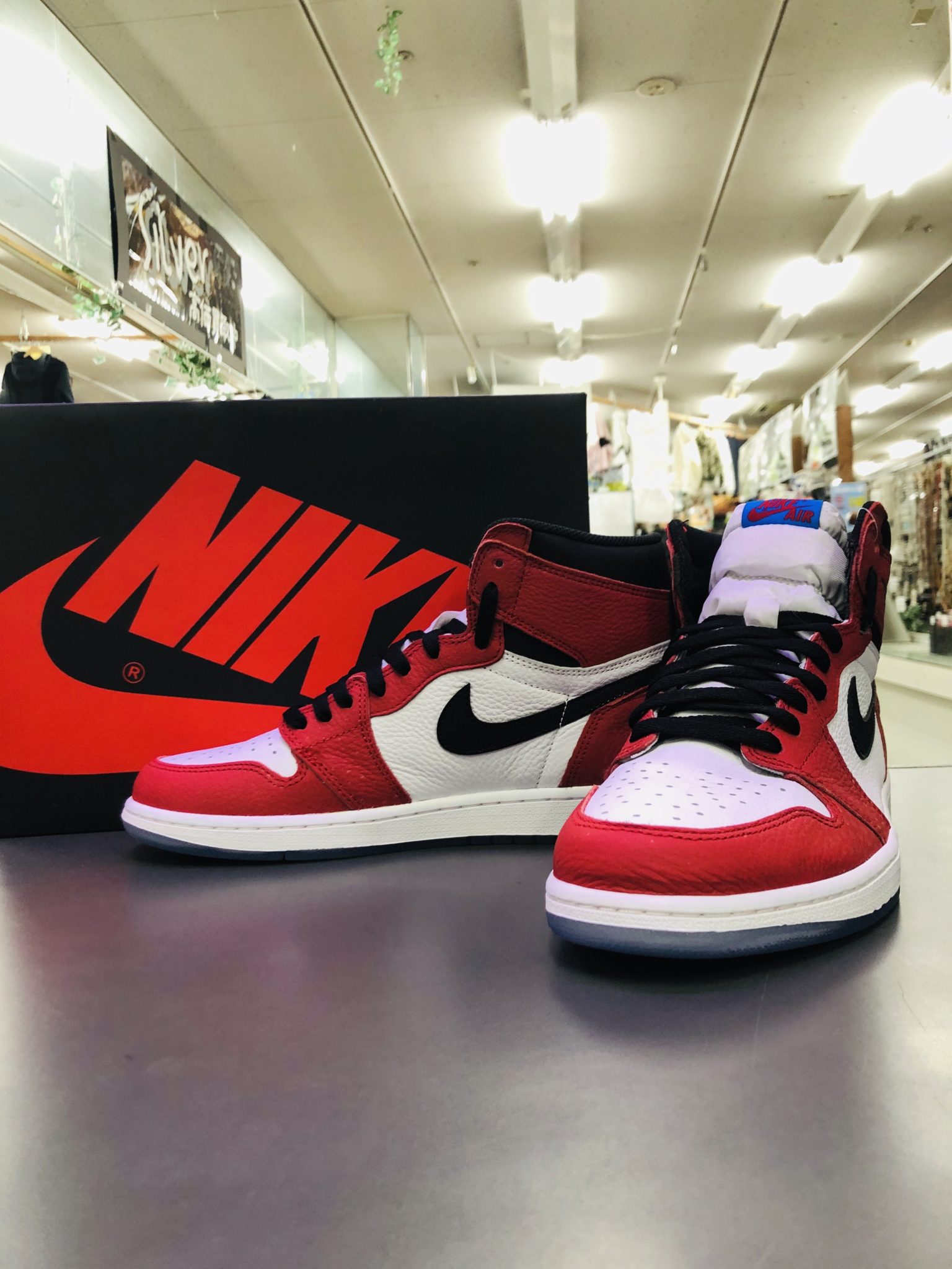 【古着買取】NIKE AIR JORDAN 1 RETRO HIGH OG”SPIDER MAN”入荷しました！-千葉鑑定団八千代店