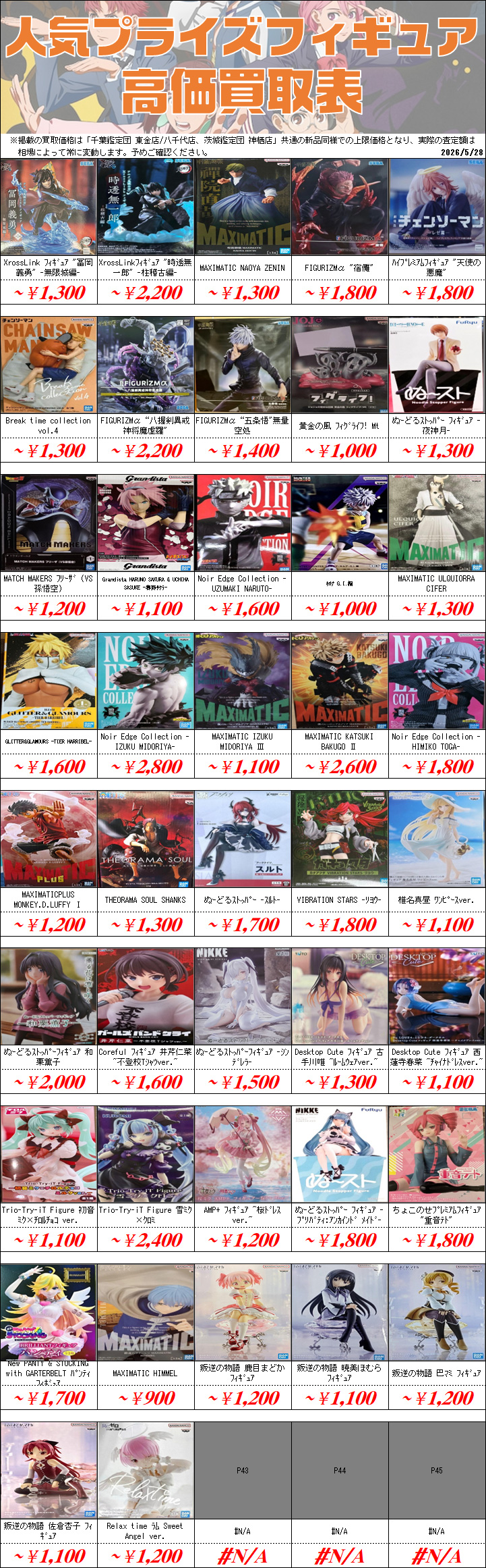 最新 プライズフィギュア まとめ売り 29点セット 最新プライズ